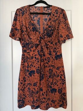Missguided Floral Mini Dress